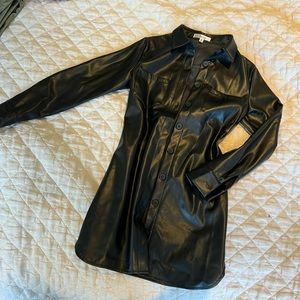 Lightweight “vegan leather” jacket